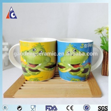 8oz snake design porcelain cup