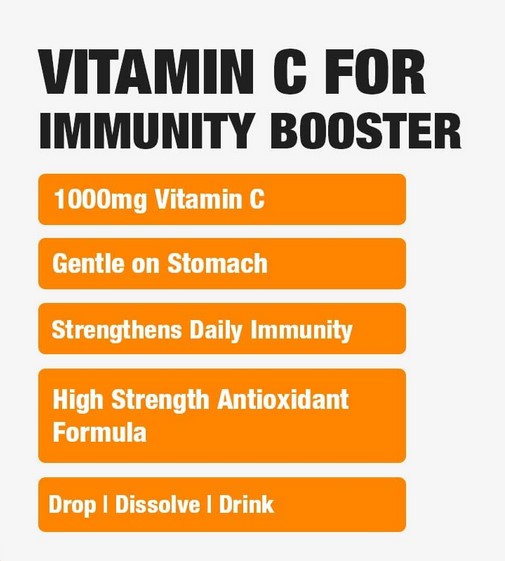 OEM/ODM Sugar Free Vegan Orange Flavor Echinacea Purpurea Extract Vitamin C Effervescent Tablets