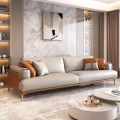 Sofá recto de lujo de luz italiana para apartamentos