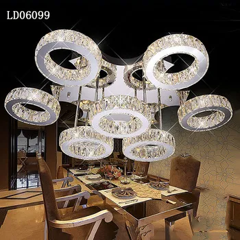 LD06099 luxury modern crystal lamps decorate five light siver colour Euro-Pop