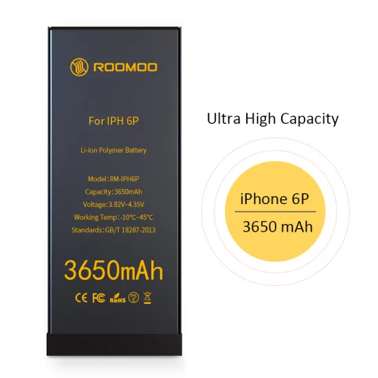 3650mAh battery 6P