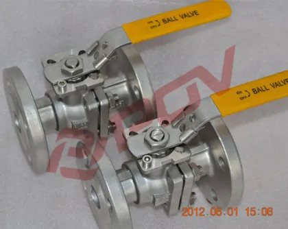 manual flange ball valve dwg