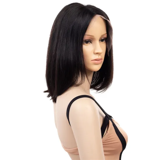 Brazilian Virgin Human Hair Lace Front Wigs Glueless Short Bob Human Hair Wigs  10/12/14 inch human hair wigs wholesale