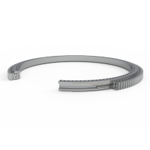 میله چرخان غلتکی سه ردیفه با حلقه دندانه دار خارجی