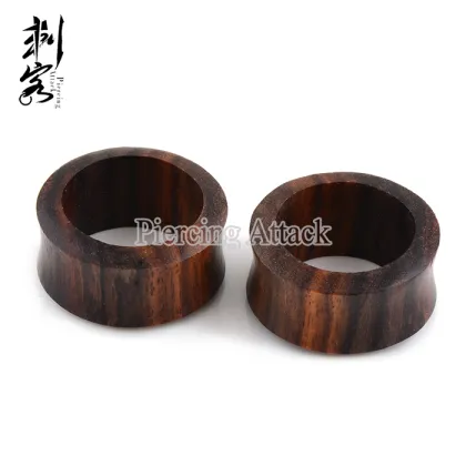 Black Sono Wood Ear Piercing Jewelry Wood Ear Tunnel Plug