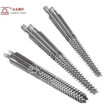 ISO Certified High Precision Bimetallic Conical Twin Screw at Barrel Para sa SPC Floor