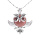 Hibou chanceux des femmes collier de nuit et les gardiens de la nuit longue chaîne de chandail hibou pendentif collier Belle Animal Pendan