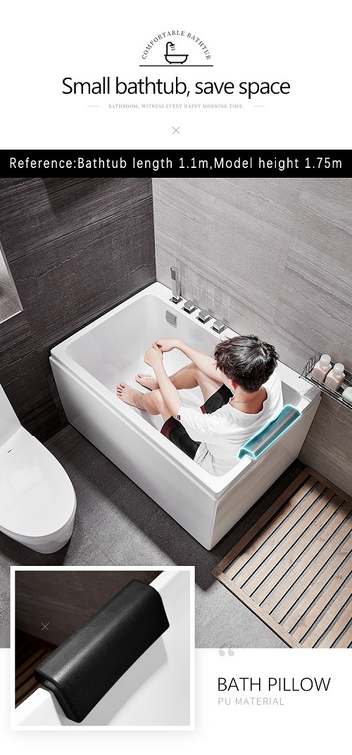 Acrylic Corner Free Standing Mini Bathtub