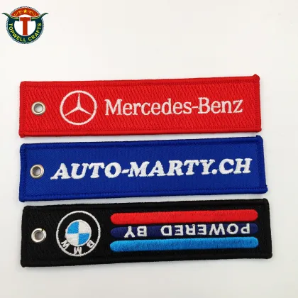 Embroidered Remove before the Flight Luggage Key tag