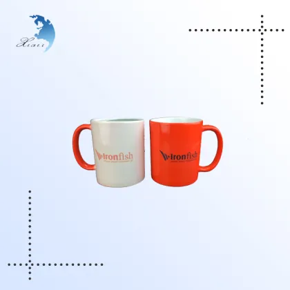 Customized Sublimation logo printed heat sensitive Magic Coffee Color Changing Mugs