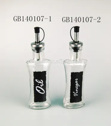 Daily kitchen cooking vinegar glass bottle