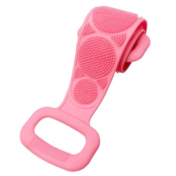 MOQ 2PCS 70cm RTS Body Cleaning Long Rubbing Strap Bath Back Scrubber Brush Silicone Bath Belt: High-Quality Bath Accessory for Deep Cleansing
