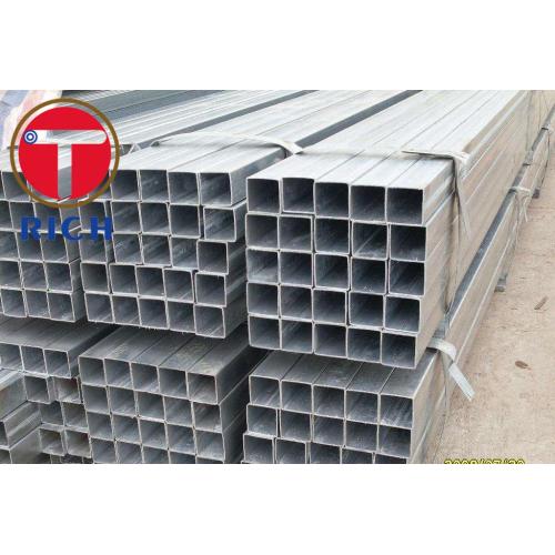 Tubo de aço retangular quadrado galvanizado