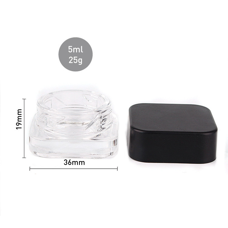 square cream jar 5g