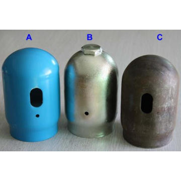 колпак 80мм газового баллона метал. (метал. колпак на кислородный баллон. сплав). колпачок на пропановый баллон.