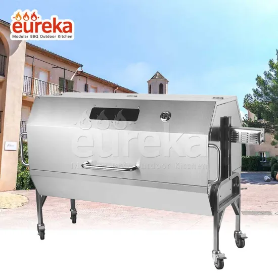 Eureka Automatic Chicken Rotary Bbq Grill Machine Automatic Chicken Bbq Grill Machine Outdoor Charcoal Bbq Grill