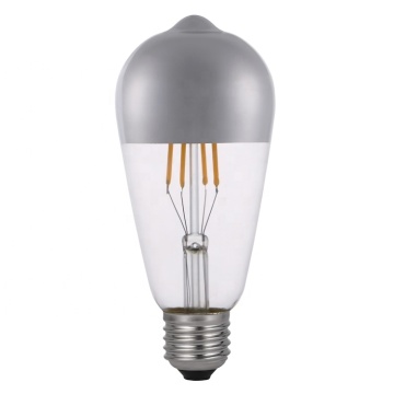 ST64 LED Filament Bulb - Gold-Plated Shadowless Lamp Bulb