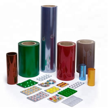 Colored clear PVC films for packing