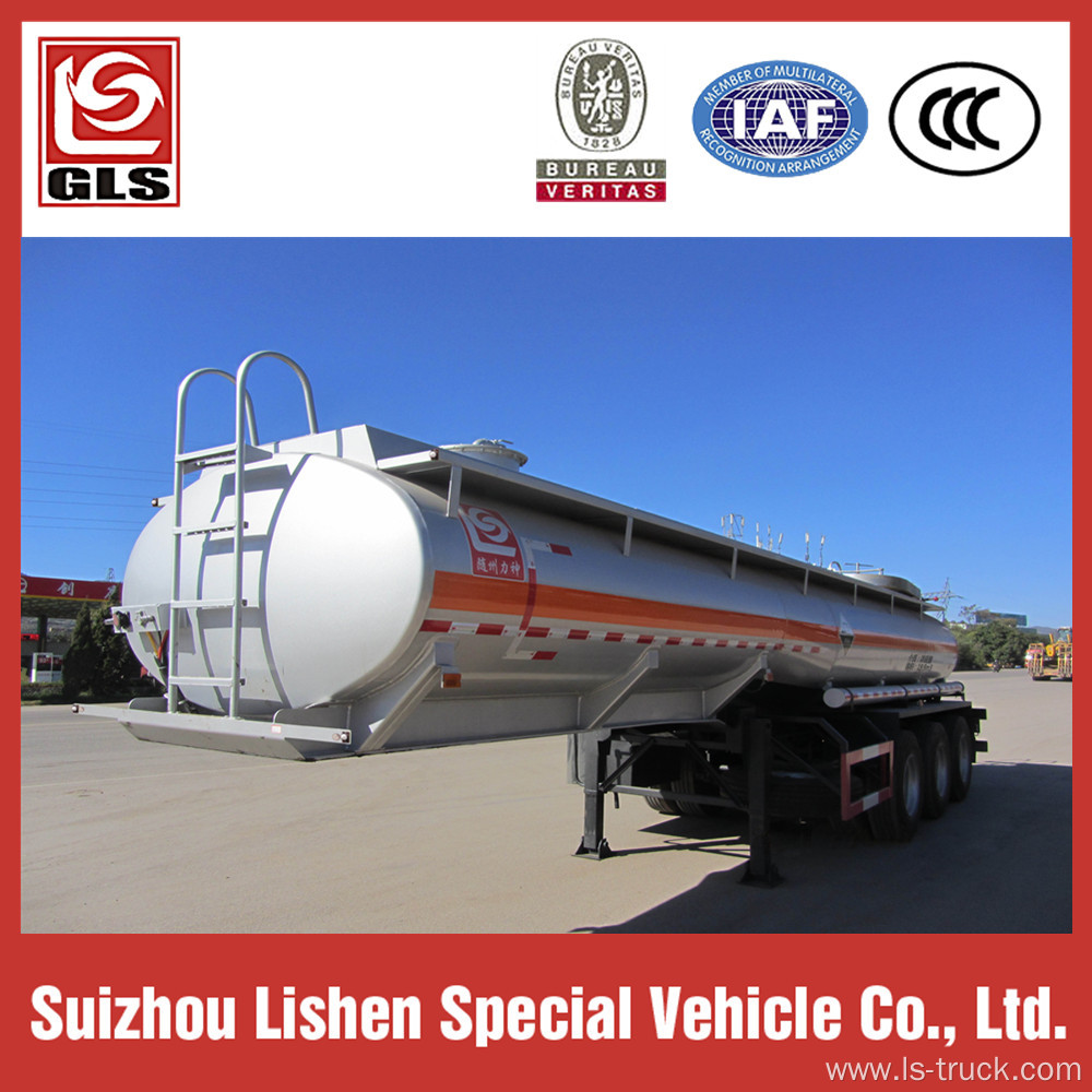 Stainless Steel Chemical Semi Trailer Tanker Truck