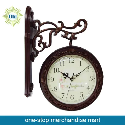 Outdoor Garden Metal Floor Clock