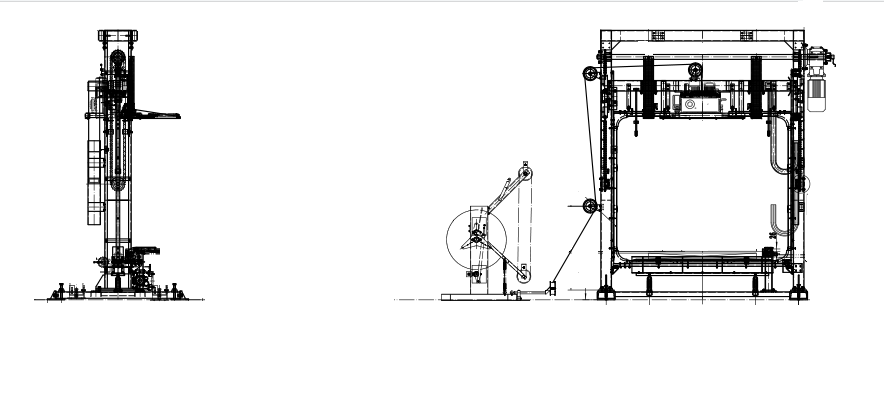 strapping machine drawing