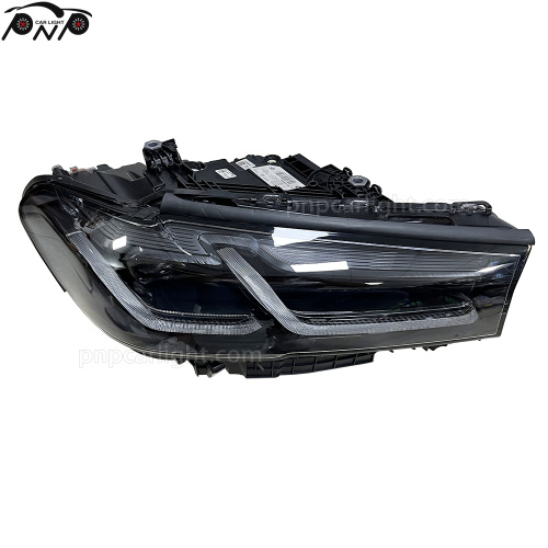 Black LED headlight for BMW 5'LCI