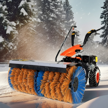 Professional Hand Push Snow Sweeper for Street Snow Removal