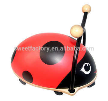Kids animal 4 wheels swing car