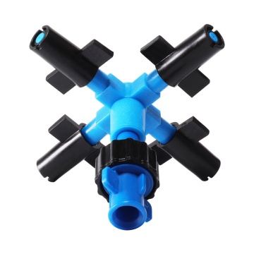 Nandan 4-Outlet Plastic Fogger with Misting Nozzles for Irrigation System