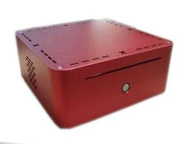 MINI PC case with DVD slot can be optinal Black or silver color