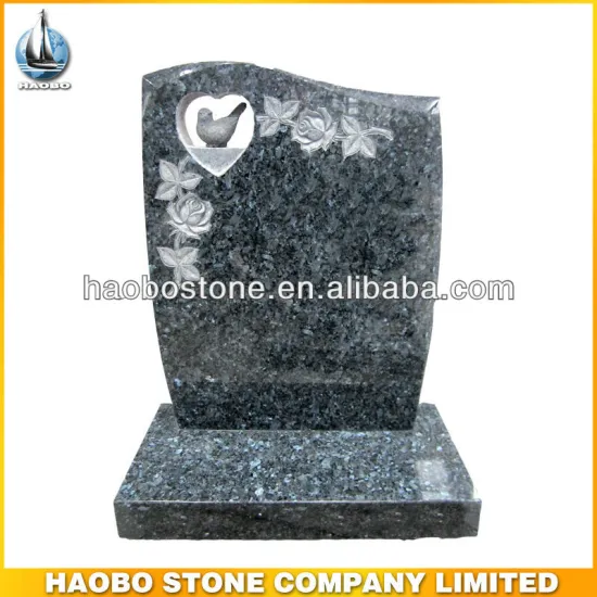 Norway Blue Pearl Granite Custom Headstones
