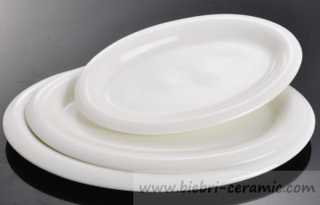 Stock White Color Chinese Ceramic Porcelain Plates Dishes For Hotel And Restaurant