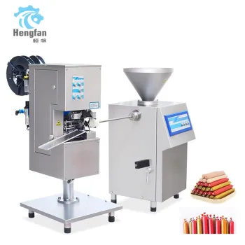 Automatic Sausage Enema Punching and Aluminum Wire Tying Machine