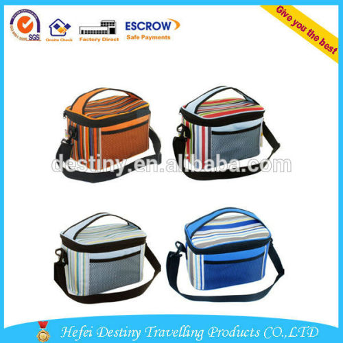 wholesale high quality stripe storage cooler bag breast milk