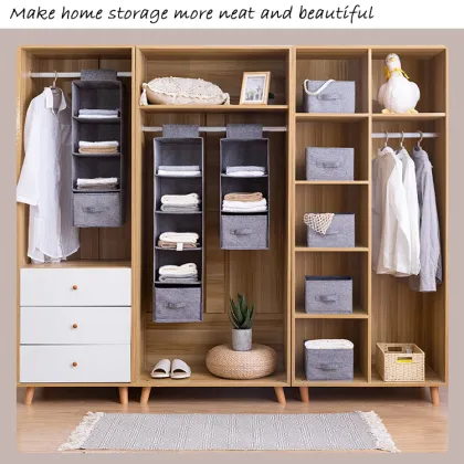 Multi-layer Closet Storage Bag - Foldable Clothing Organizer