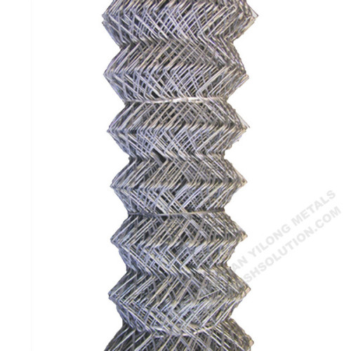 Galvanized Chain Link Fence Diamond Wire Mesh