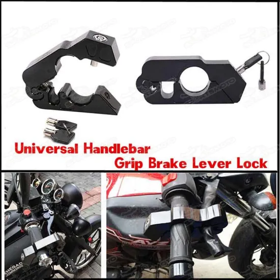 CNC Scooter Quad Motorcycle Security Lock Handlebar Throttle Grip Lock