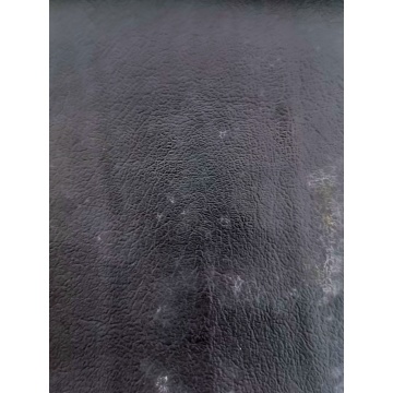 Черный кожаный рулон из ПВХ, устойчивый к пятнам