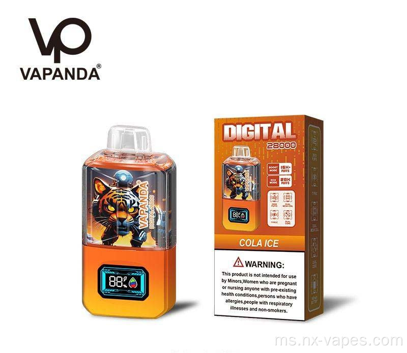 Vapanda Digital 28000 Puff Vape Pucuk