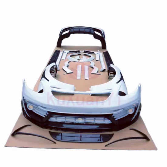 M Style Semi Carbon Fiber Front Bumper Rear Bumper Side Skirt Wide Body Kit for 2017-2019 Porsche Panamera 971