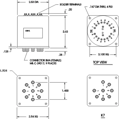 Teledyne Coax CCS-18N36O-R RF & Microwave Electromechanical Switches