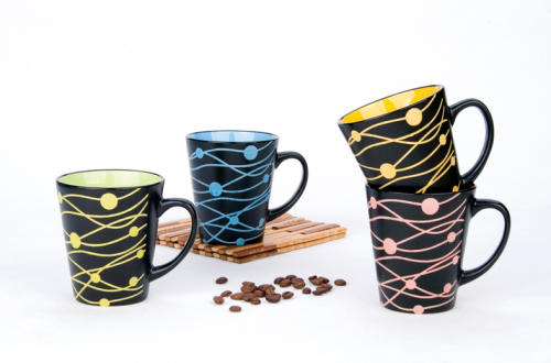 Ceramic Solid Color Screen Printing Mugs