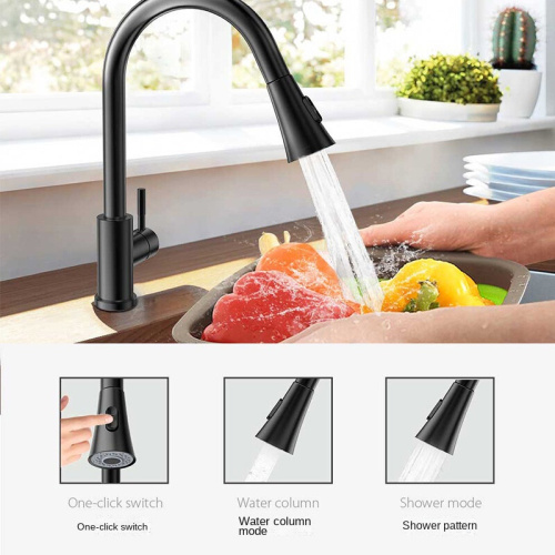 Hot Sales 304-Stainless Steel Pull Down Kitchen Faucet