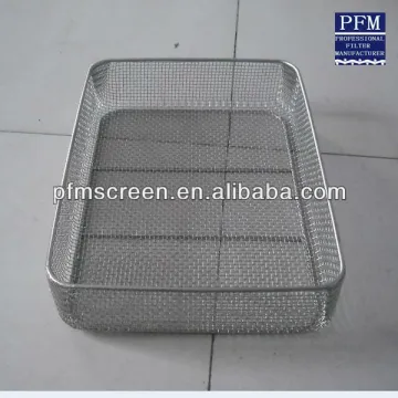 staineless steel sterilizing basket/medical basket
