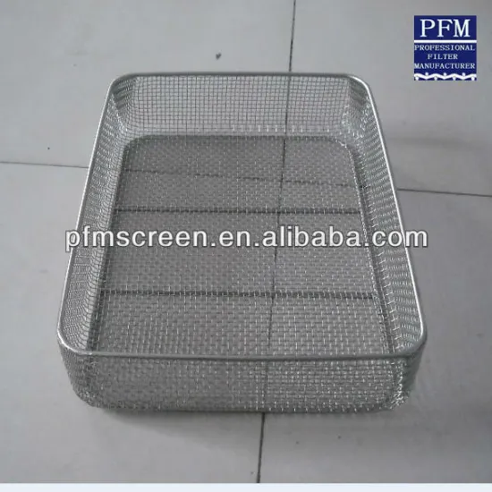 staineless steel sterilizing basket/medical basket