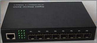 Full Duplex 9 Ports Fiber Optic Ethernet Switch With 8 SFP