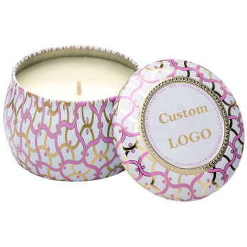 Custom Scented Soy Wax Incense Travel Tin Candles