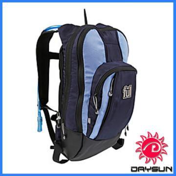 Camel drinking water backpack running