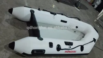 2.3m white inflatable fishing Air Mat floor boat with CE certification for water sport