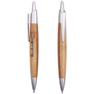 Customized Logo Bamboo Ballpoint Pen
